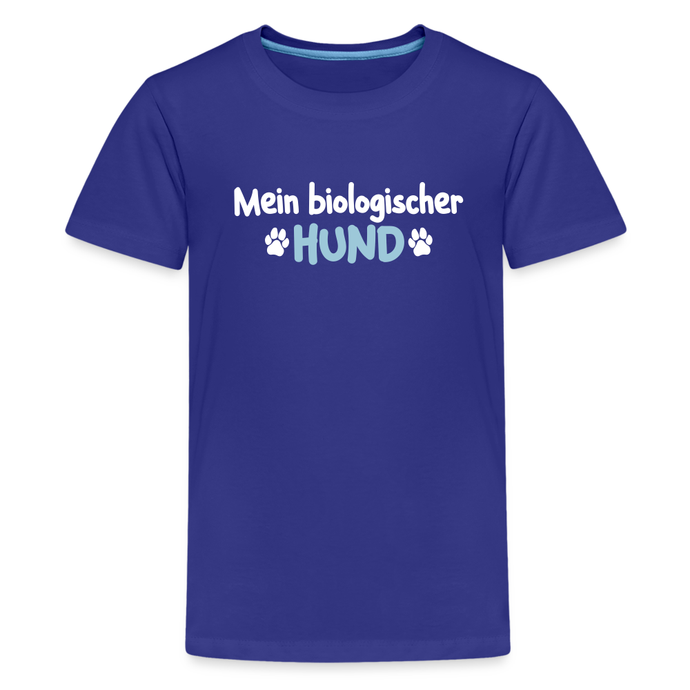 Mein biologischer Hund. - Teenager Premium T-Shirt - Königsblau