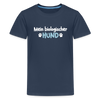 Mein biologischer Hund. - Teenager Premium T-Shirt - Navy