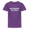 Mein biologischer Hund. - Teenager Premium T-Shirt - Lila