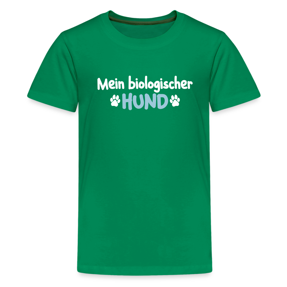 Mein biologischer Hund. - Teenager Premium T-Shirt - Kelly Green