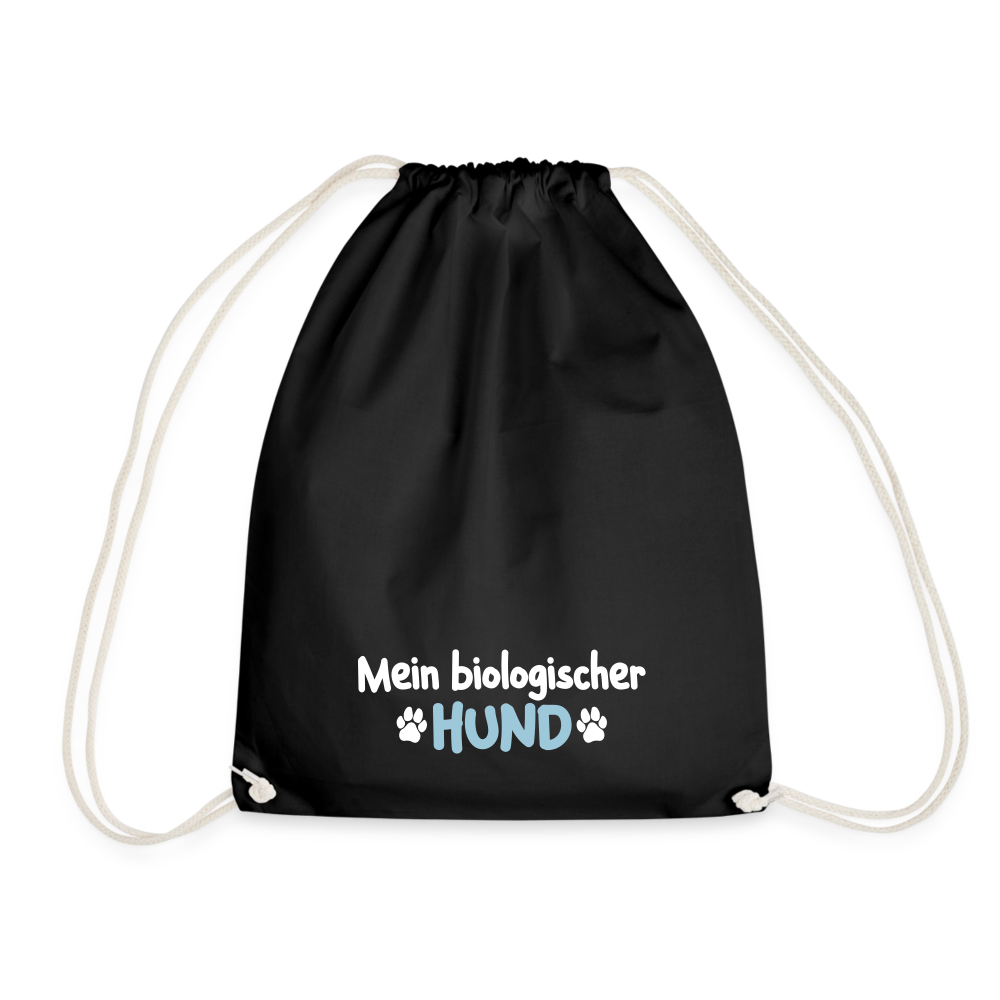 Mein biologischer Hund. - Turnbeutel - Schwarz