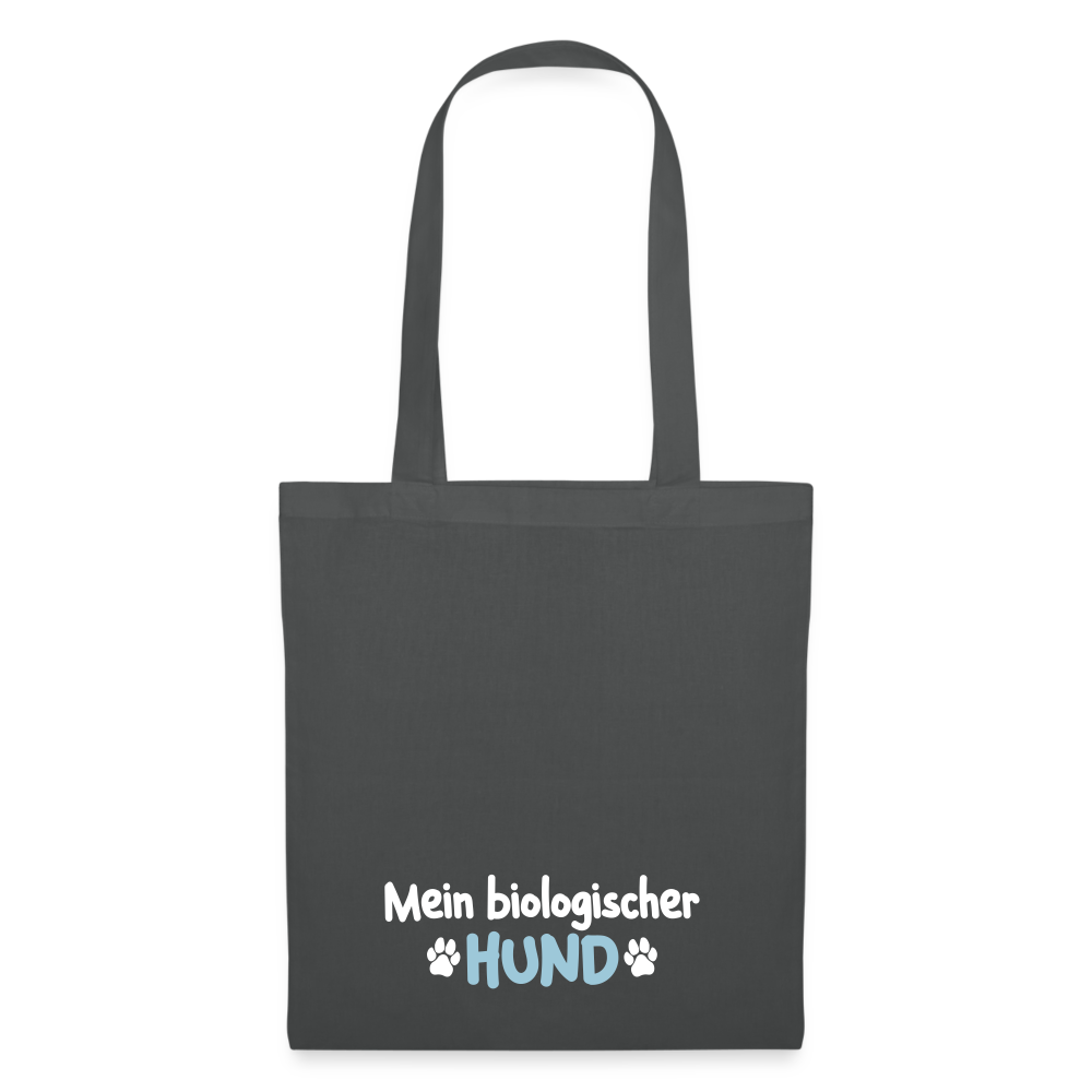 Mein biologischer Hund. - Stoffbeutel - Graphite