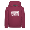 Sorry, ick bin spät. Hatte keen Bock. - Kinder Premium Hoodie - Bordeaux