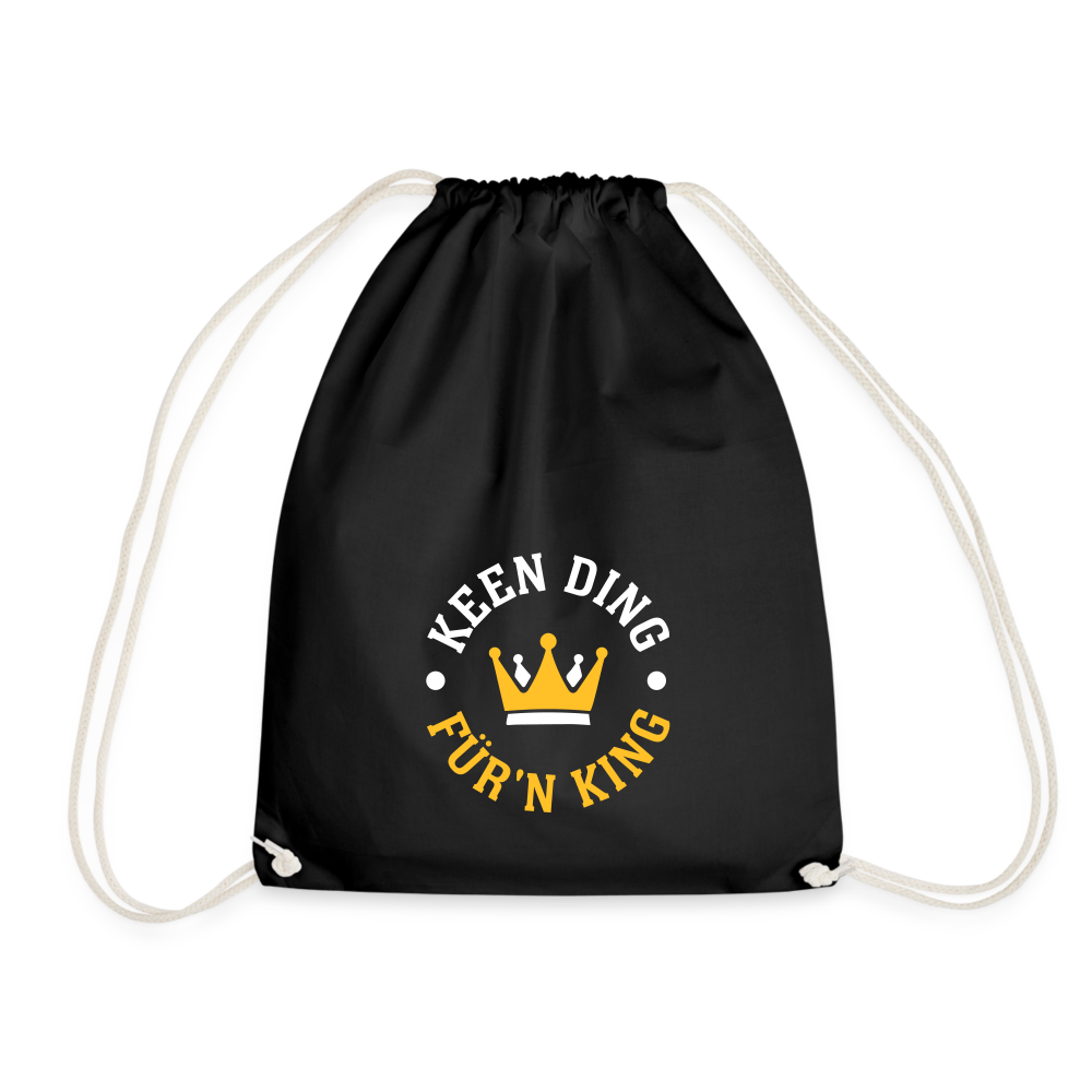 Keen Ding für'n King - Turnbeutel - Schwarz