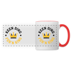 Keen Ding für'n King - Tasse zweifarbig - Weiß/Rot