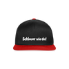 Schlauer wie du! - Snapback Cap - Schwarz/Rot