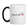 Jeduld am Ende - Tasse zweifarbig