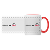 Jeduld am Ende - Tasse zweifarbig - Weiß/Rot