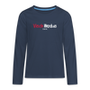 Viech Modus 100% - Teenager Langarmshirt - Navy