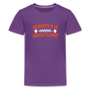 Schwitz'n is wenn Speck flennt - Teenager Premium T-Shirt - Lila