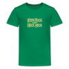 Keen Bock uff Heck Meck - Teenager Premium T-Shirt - Kelly Green