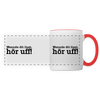 Wenn de dit liest, hör uf! - Tasse zweifarbig - Weiß/Rot