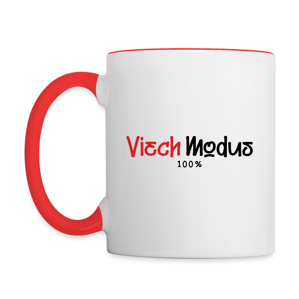Viech Modus 100% - Tasse zweifarbig