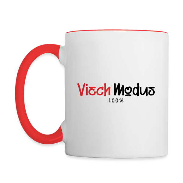 Viech Modus 100% - Tasse zweifarbig