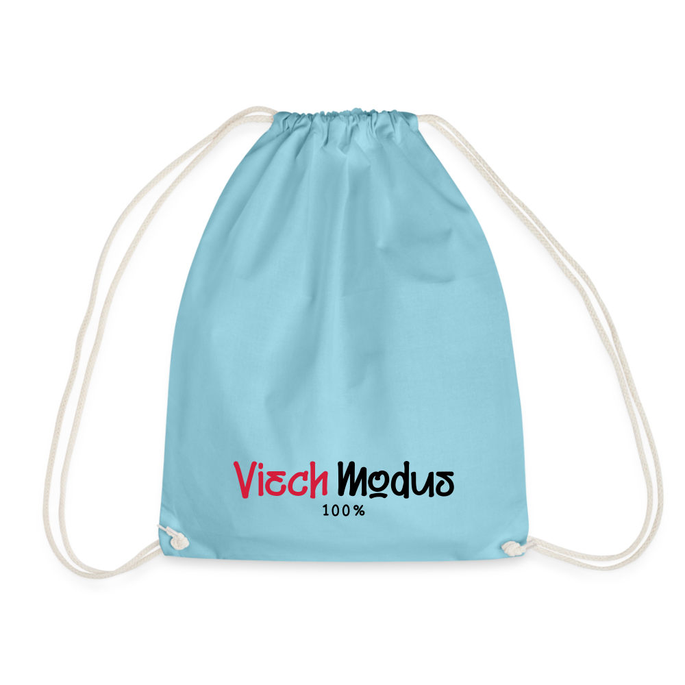 Viech Modus 100% - Turnbeutel - Aqua