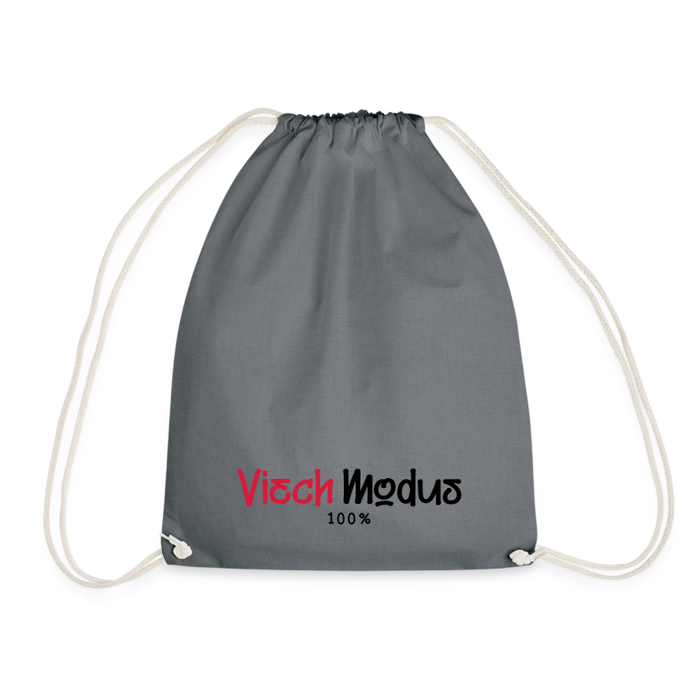 Viech Modus 100% - Turnbeutel - Grau