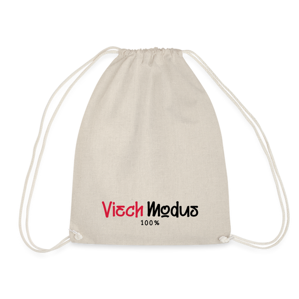 Viech Modus 100% - Turnbeutel - Natur