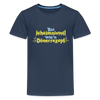 Bin jeheimnisvoll wie'n Dönerrezept. - Teenager Premium T-Shirt - Navy