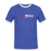 Viech Modus 100% - Männer Ringer T-Shirt - Blau/Weiß