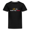 Lach ick, denkt man Böses - Teenager Premium T-Shirt - Schwarz