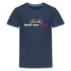 Lach ick, denkt man Böses - Teenager Premium T-Shirt - Navy