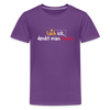 Lach ick, denkt man Böses - Teenager Premium T-Shirt - Lila