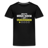 Keen Bock uff Erwachsensein - Teenager Premium T-Shirt - Schwarz