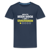 Keen Bock uff Erwachsensein - Teenager Premium T-Shirt - Navy