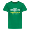 Keen Bock uff Erwachsensein - Teenager Premium T-Shirt - Kelly Green
