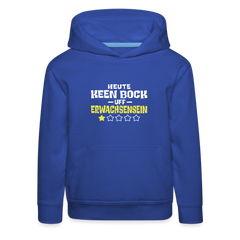 Keen Bock uff Erwachsensein - Kinder Premium Hoodie