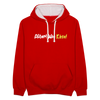 Alter! Wie Käse! - Kontrast Hoodie - Rot/Weiß