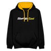 Alter! Wie Käse! - Kontrast Hoodie - Schwarz/Gold