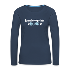 Mein biologischer Hund. - Frauen Premium Langarmshirt