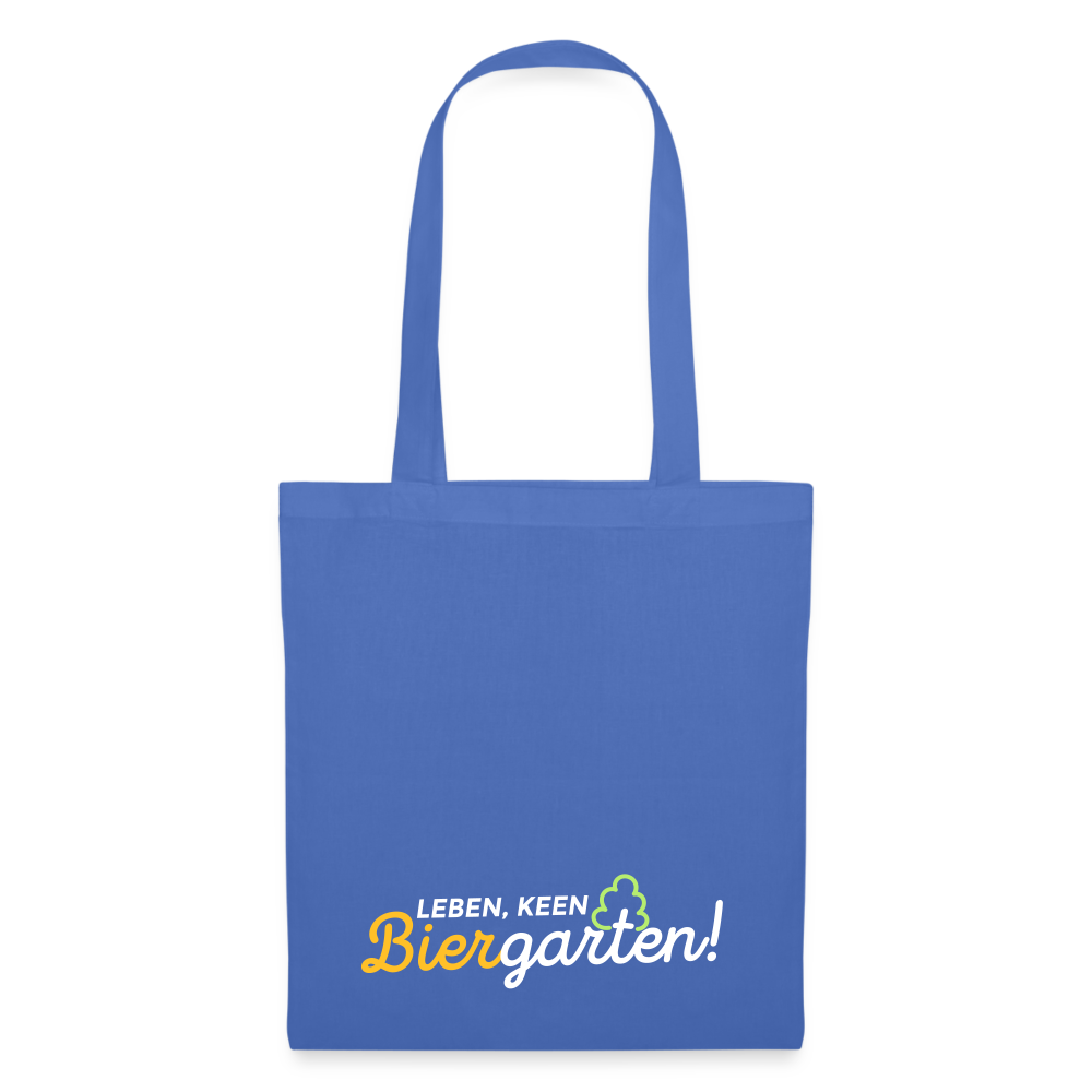 Leben, keen Biergarten! - Stoffbeutel - Hellblau