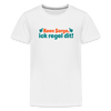 Keene Sorge, ick regel dit! - Teenager Premium T-Shirt - weiß