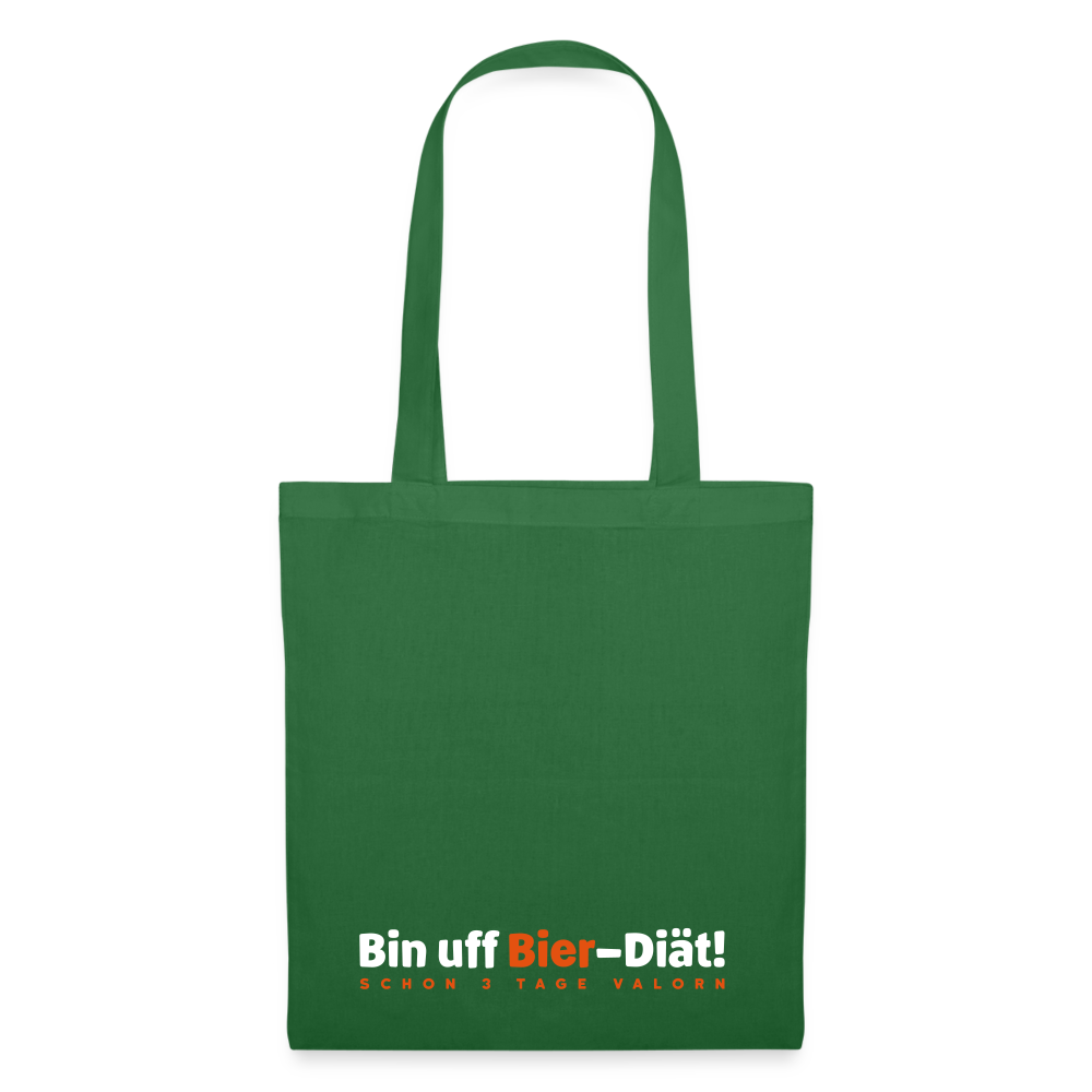Bin uff Bier-Diät! (schon 3 Tage valorn) - Stoffbeutel - Fichte