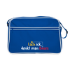 Lach ick, denkt man Böses - Retro Tasche - Blau/Weiß