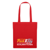 Pack' den Tag beim Schlawittchen - Stoffbeutel - Rot