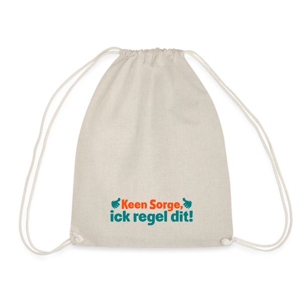 Keene Sorge, ick regel dit! - Turnbeutel