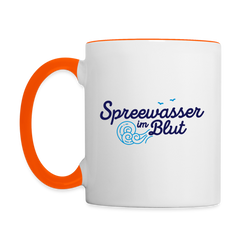 Spreewasser im Blut - Tasse zweifarbig