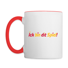 Ick bin dit Spiel! - Tasse zweifarbig