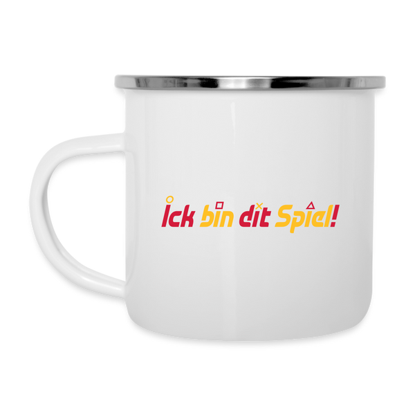 Ick bin dit Spiel! - Emaille Tasse