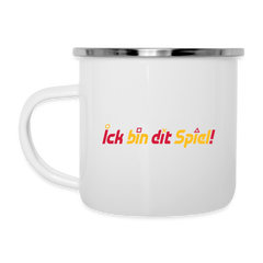 Ick bin dit Spiel! - Emaille Tasse