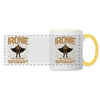Ironie is meene Superkraft! - Tasse zweifarbig - Weiß/Gelb
