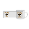 Ironie is meene Superkraft! - Emaille Tasse - weiß
