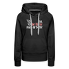 Ick, die Kleene, mach dir Beene! - Frauen Premium Hoodie - Schwarz
