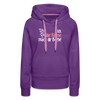 Ick, die Kleene, mach dir Beene! - Frauen Premium Hoodie - Purple