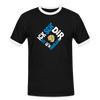 Ick seh' dir. Dit is'n Problem. - Männer Ringer T-Shirt - Schwarz/Weiß