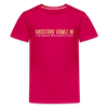Misstrau' Kamel'n! (trinken wöchentlich) - Teenager Premium T-Shirt - dunkles Pink