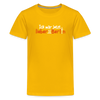 Ick wär jetzt lieber in Berlin - Teenager Premium T-Shirt - Sonnengelb